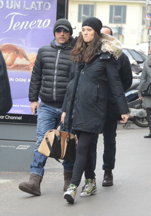 Eros Ramazzotti y Marica Pellegrinelli, últimos días en la dulce espera