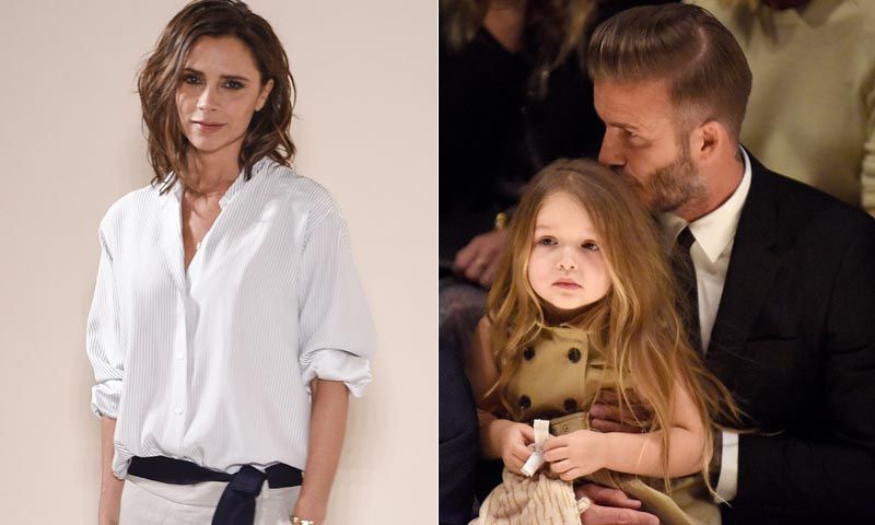 ¿Zapatos de tacón o botas de fútbol? Harper Beckham empieza a tenerlo claro