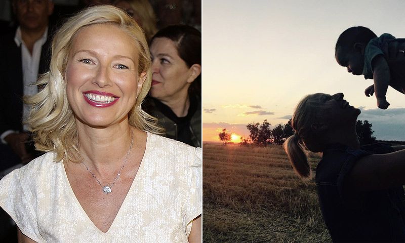 La foto más tierna de Anne Igartiburu con su hijo