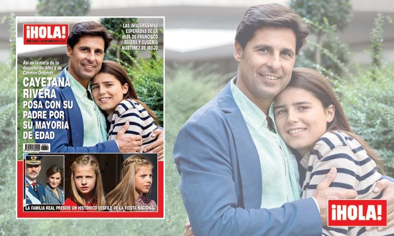 ¡HOLA! adelanta su edición: Cayetana Rivera posa con su padre por su mayorÃa de edad