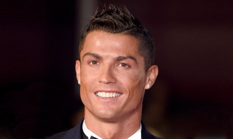 La evolución de la sonrisa de Cristiano Ronaldo