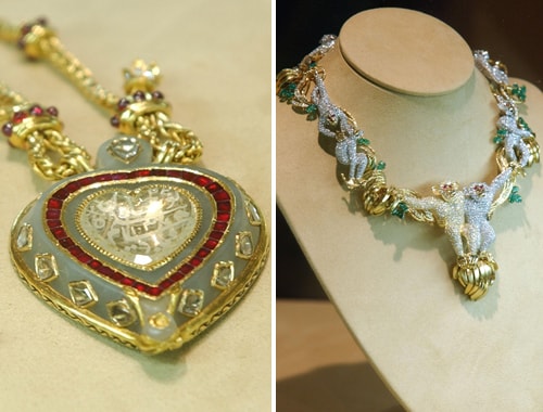 Dos piezas de la espectacular colección de joyas de la actriz