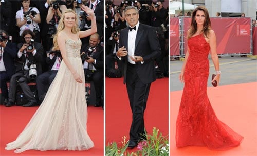 Diane Kruger, George Clooney y Cindy Crawford