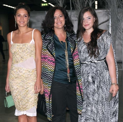 Ángela Missoni con sus hijas, Margherita y Teresa