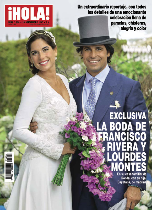 ¡HOLA! desvela su portada de mañana con la boda de Francisco Rivera y Lourdes Montes