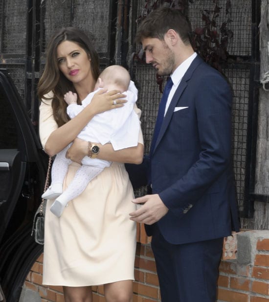 Sara Carbonero e Iker Casillas han bautizado a su hijo, Martín, antes de viajar a Brasil por el Mundial de Fútbol