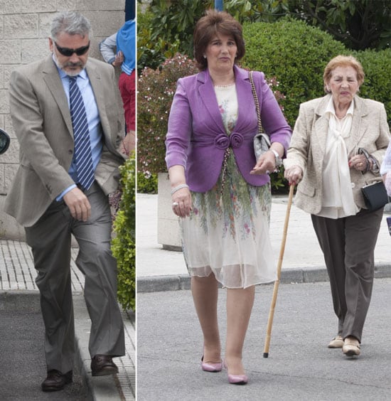 José Luis Casillas y María del Carmen Fernández, padres de Iker, y la abuela del guardameta