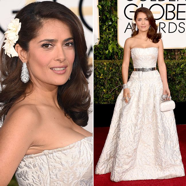 Y el Globo de Oro 2015 a la más elegante de la alfombra roja es para… ¡Salma Hayek!
