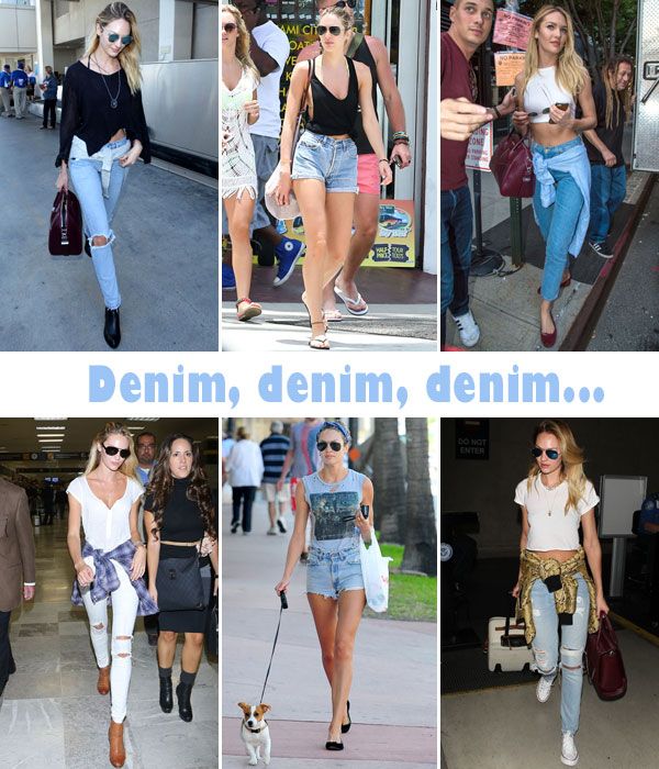 Candice Swanepoel, una ‘denim lover’, admiradora de Cindy Crawford