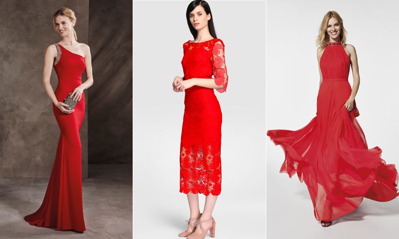 Vestidos de fiesta: ¿Te atreves con el rojo?