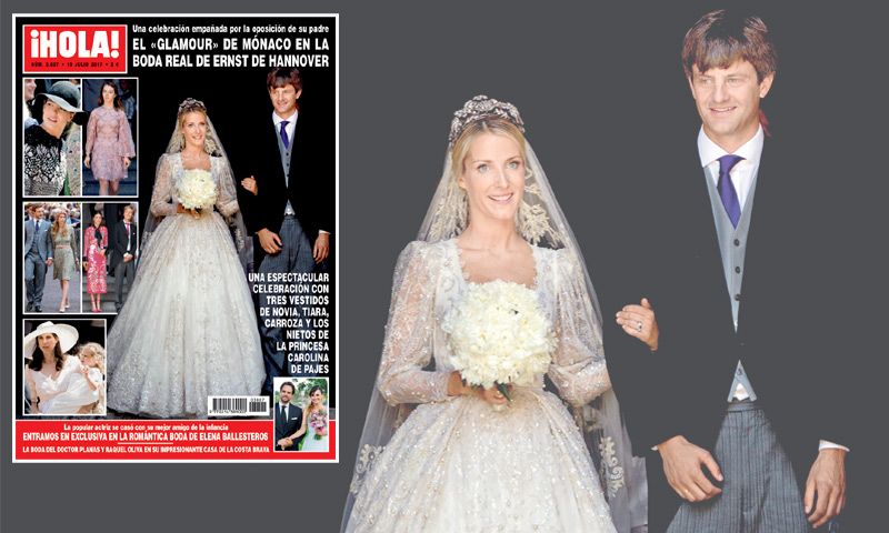 En ¡HOLA!: El 'glamour' de Mónaco en la boda real de Ernst de Hannover