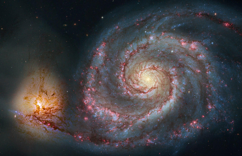 La Galaxia Remolino se localiza en la constelación del perro cazador. Descubierta en 1773, es una de las galaxias espirales más conocidas del firmamento
