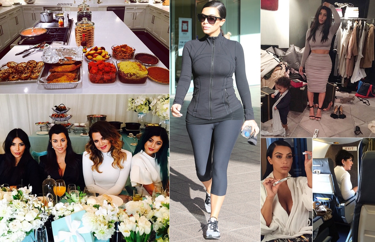 Un día en la (dura) vida de las Kardashian