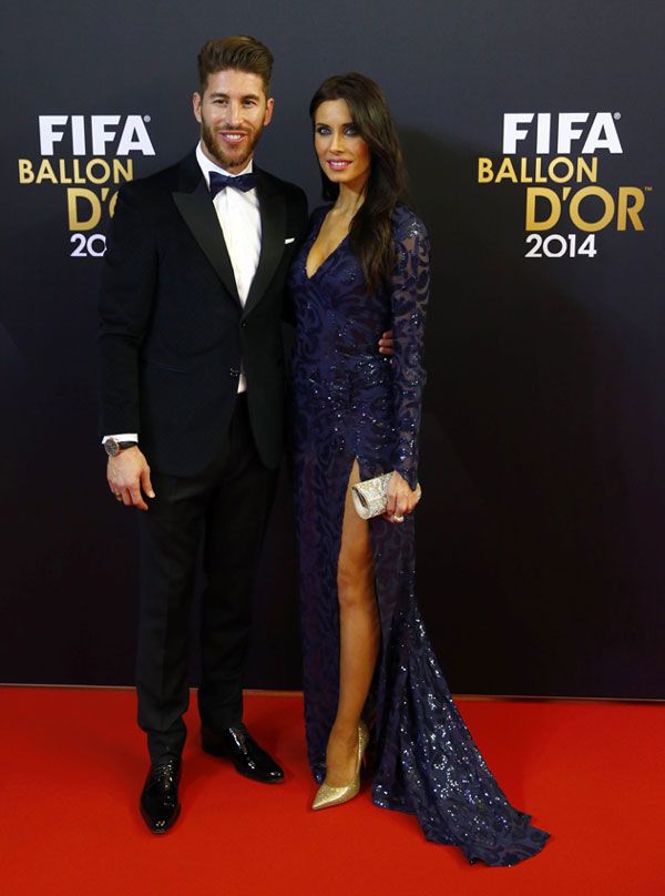 Sergio Ramos ha estado acompañado por Pilar Rubio