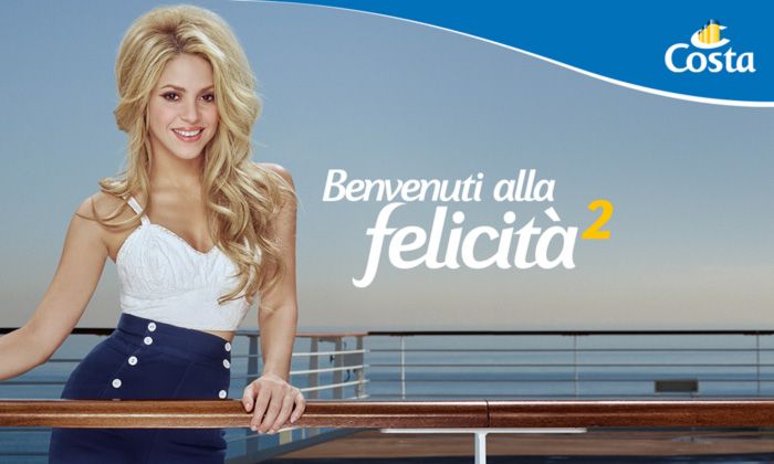 Shakira se embarca en un nuevo proyecto de la mano de Costa Cruceros