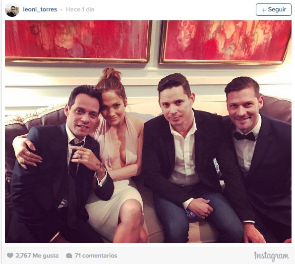 Jennifer Lopez y MArc Anthony