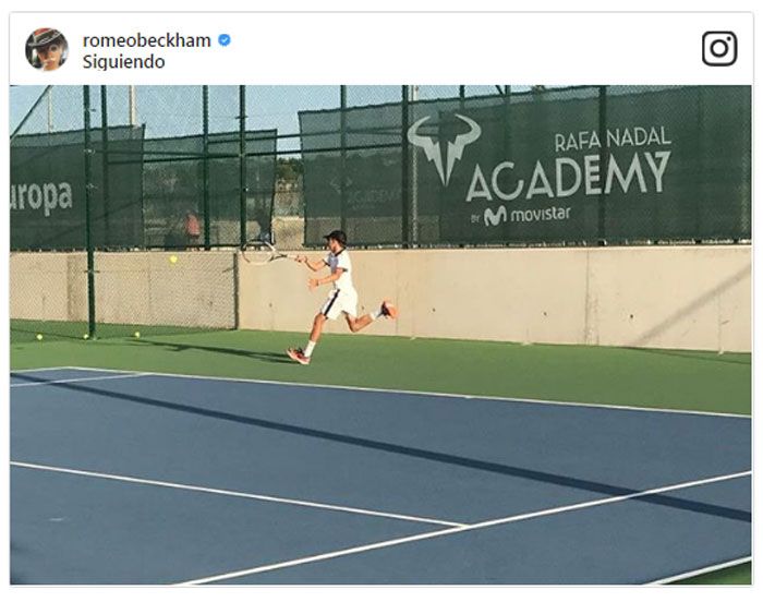 romeo beckham nadal romeo beckham el nuevo alumno de rafa nadal romeo beckham nadal romeo beckham el nuevo alumno de rafa nadal