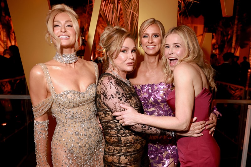  Paris Hilton con Kathy Hilton, Nicky Hilton Rothschild y Chelsea Handler