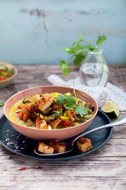 receta-de-pollo-curry-verduras-tofu-vegetariana