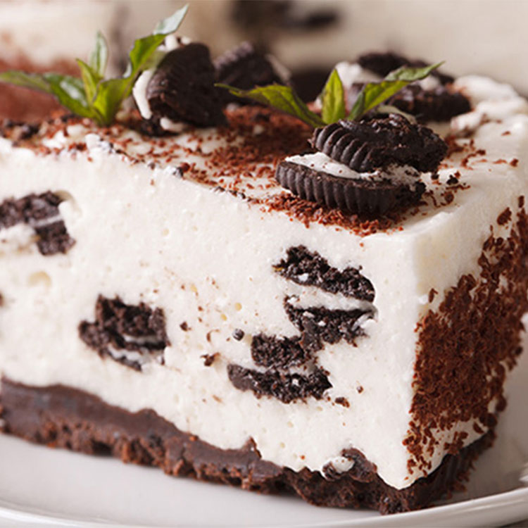 Tarta de queso con galletas Oreo