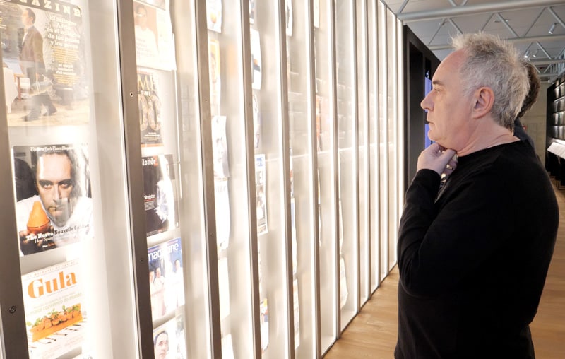 Ferran Adrià, en el nuevo museo de elBulli