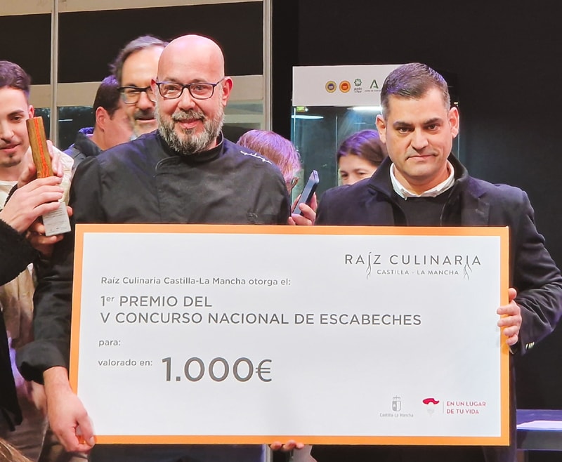 El chef Rubén-Sánchez Camacho, ganador del concurso de escabeches de Madrid Fusión