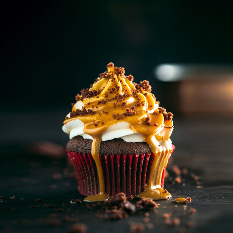 cupcakes-chocolate-caramelo-frosting-buttercream