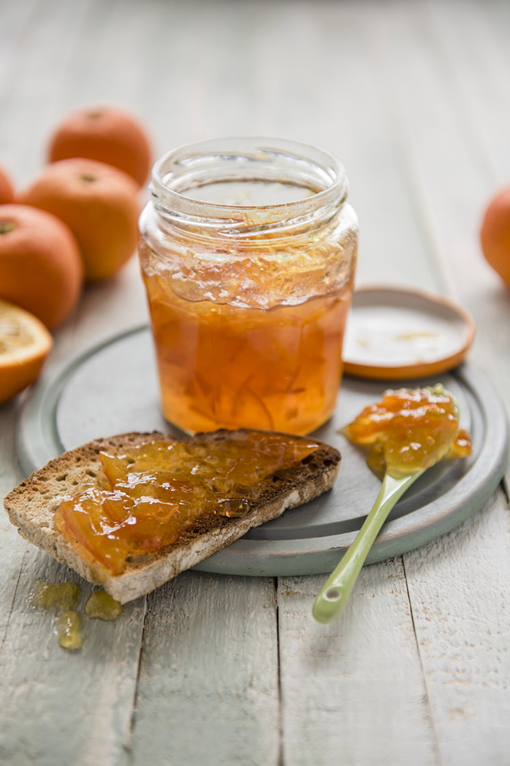 Mermelada de naranja al azafrán