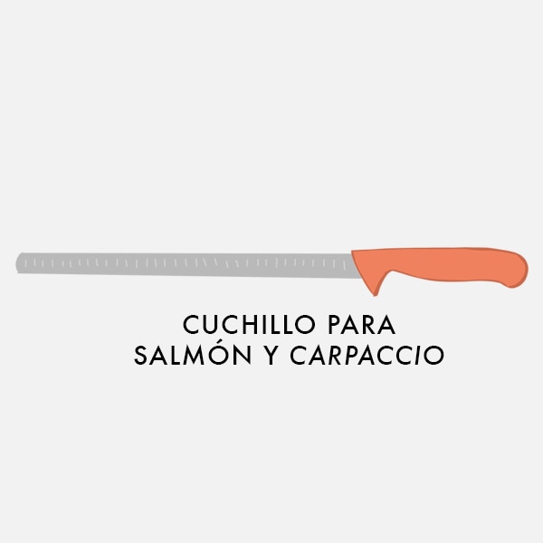 Cuchillo PARA SALMÓN Y CARPACCIO