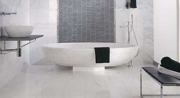 En el baño: ¿azulejos o piedra? - Foto 3