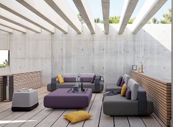 Habilitar la terraza o el balcón para el verano Ba��os pavimento ispirazioni