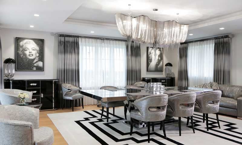 Sillas de comedor: la fusión entre funcionalidad y estética foto 1 Comedores color plata