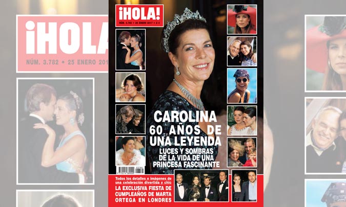 En ¡HOLA!, Carolina de Mónaco, sesenta años de una leyenda