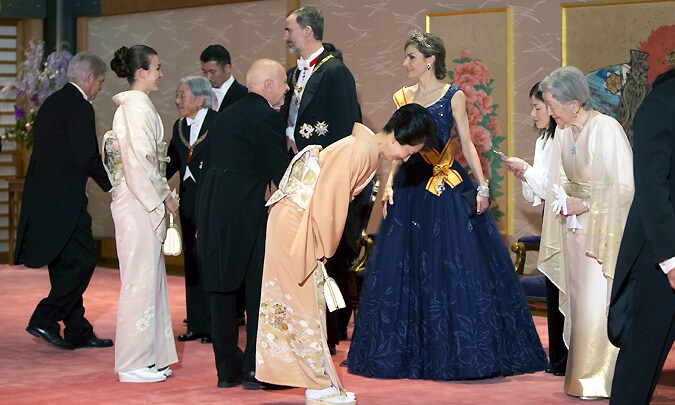 Diario de viaje: muchos motivos para brindar en la cena de gala del Palacio Imperial en Japón