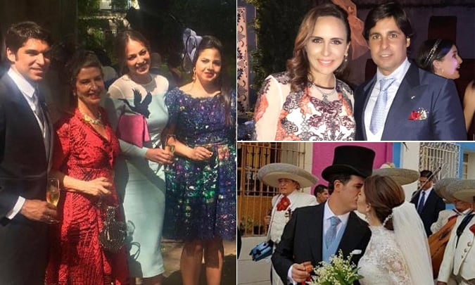 Los hermanos Rivera no se pierden la boda de su gran amigo Manuel Espinosa en México