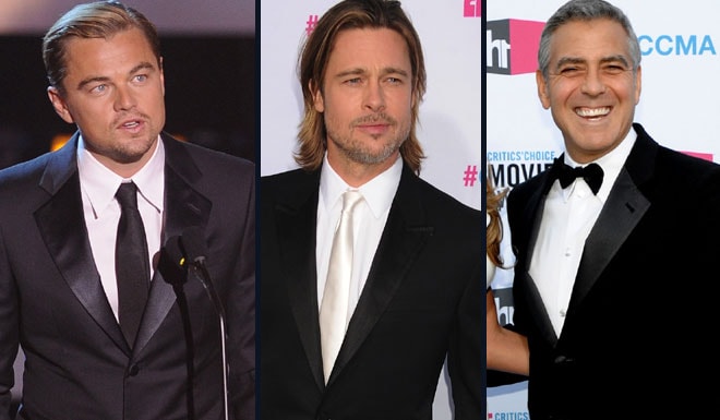 Brad Pitt, George Clooney, Leonardo DiCaprio... ellos también conquistan