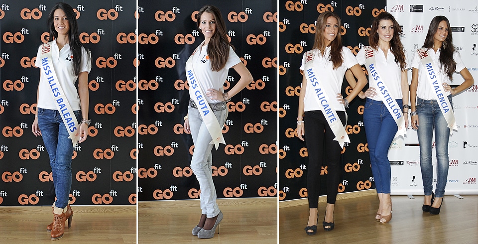 Miss Illes Balears, Miss Ceuta, Miss Alicante, Miss Castellón y Miss Valencia