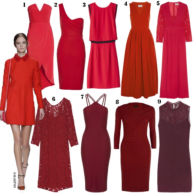Shopping: Vestidos rojos