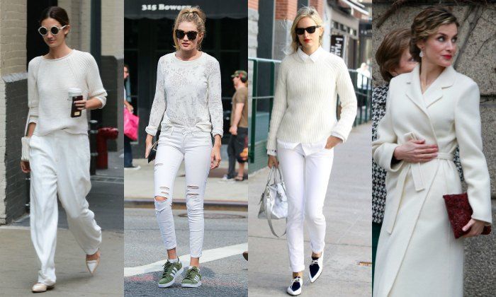 Resultado de imagen para blanco sobre blanco moda