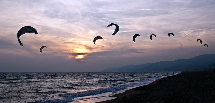 CASTELLDEFELS-noche-kite-surf-barcelona