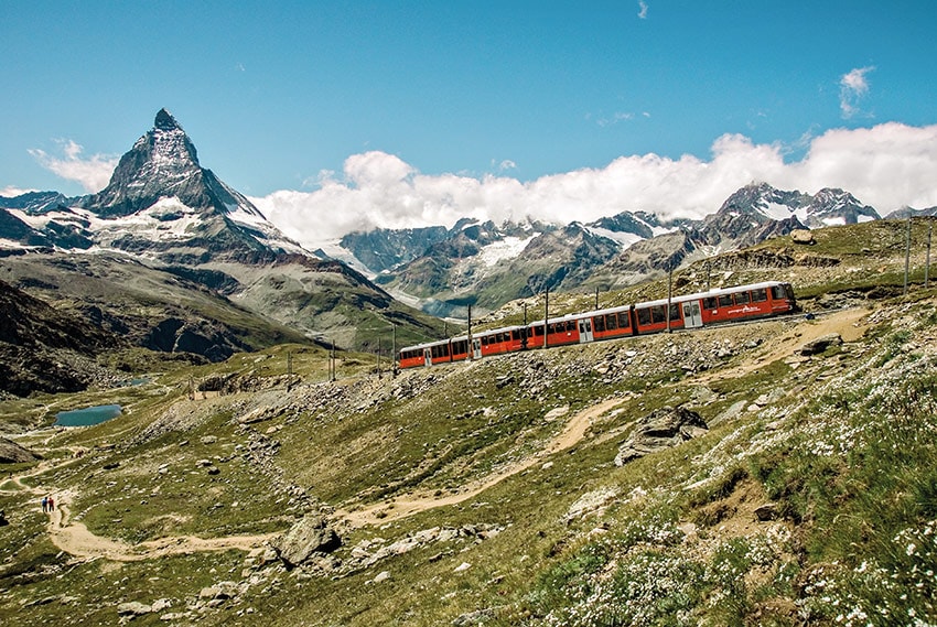 Zermatt Suiza ferrocarril