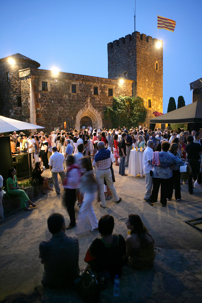 Castillo de los jardines de la Costa Brava 