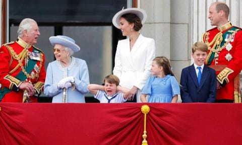 El pequeño de los hijos de Kate Middleton acaparó todas las miradas durante el Jubileo