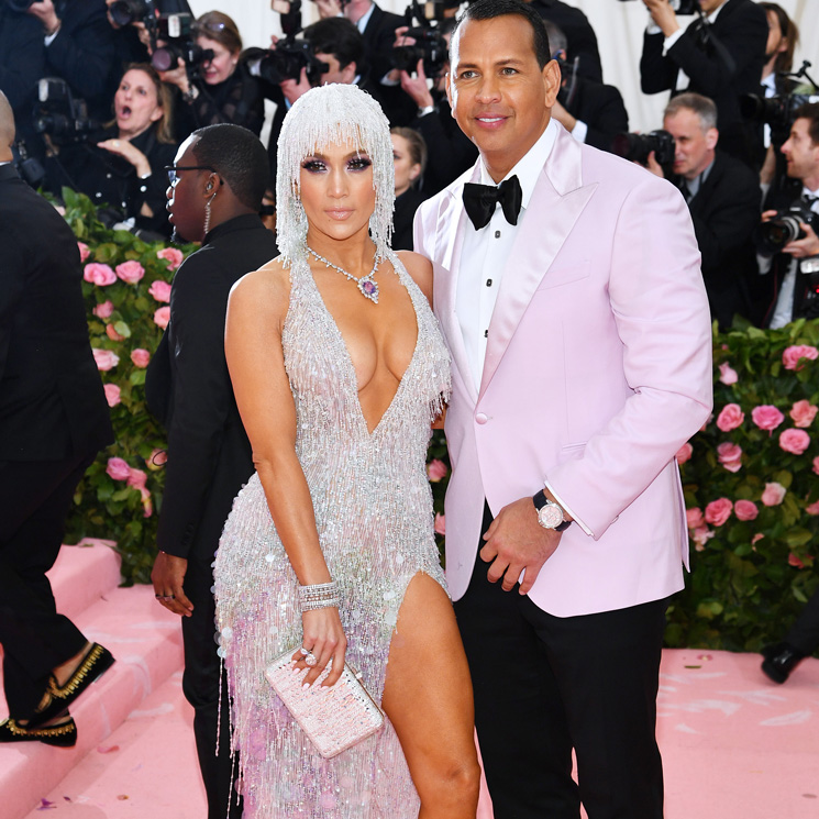 Jennifer Lopez and Alex Rodriguez at the 2019 Met Gala