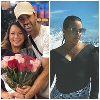 Adamari López posa en traje de baño en su viaje de aniversario con Toni Costa