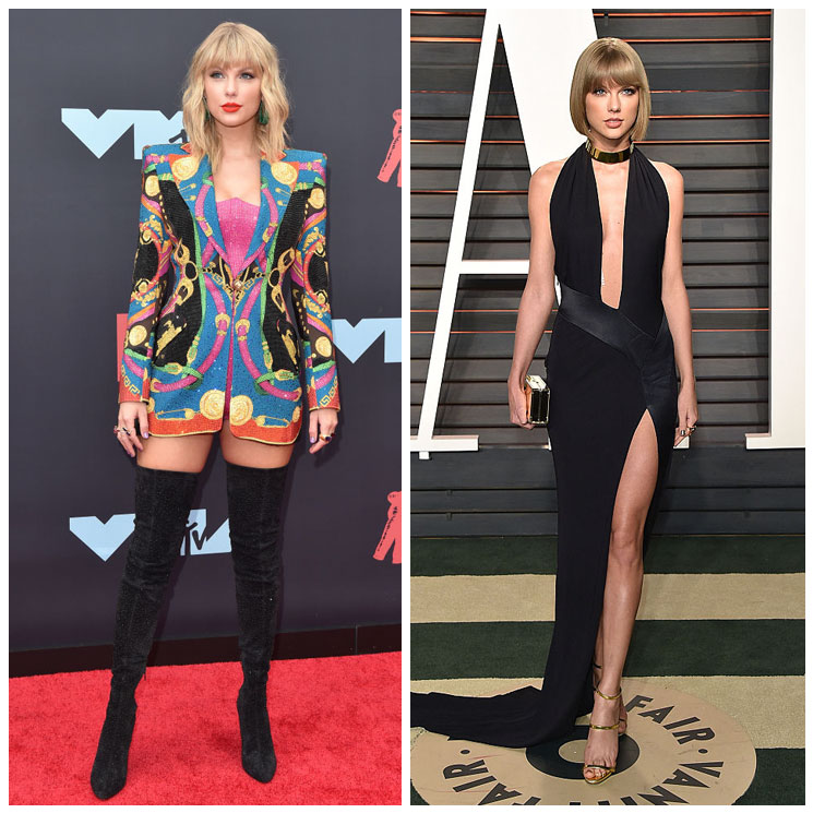 Brillo, mini vestidos, escotes profundos: así ha sido la evolución del estilo de Taylor Swift