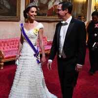Kate Middleton rinde homenaje a la princesa Diana con su look para el banquete de Estado