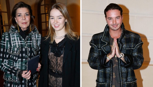 Cruce de mundos: Carolina de Mónaco y J.Balvin dos 'VIP's en el desfile de Chanel