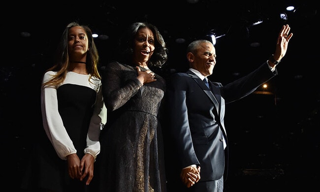 Michelle Obama y la nostálgica decisión sobre el vestido que usó en el último discurso de su esposo
