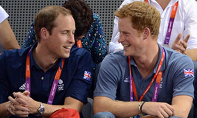 El Príncipe William revela rivalidad deportiva con el Príncipe Harry